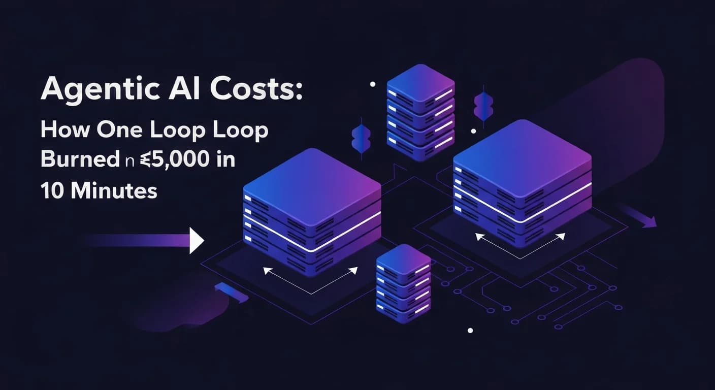 Agentic AI Costs: How One Loop Burned ₹5,000 in 10 Minutes (And How to Prevent It)