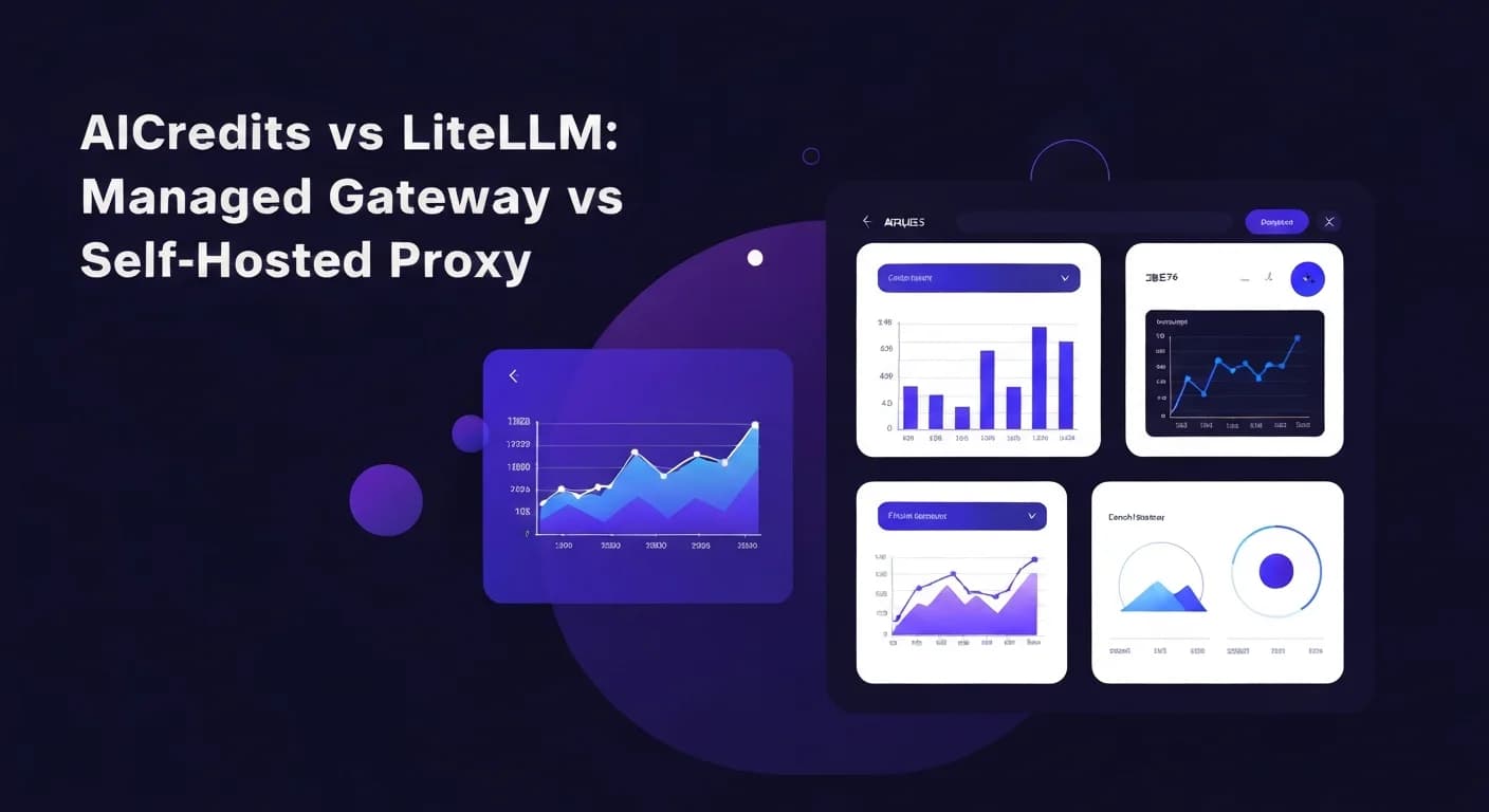 AICredits vs LiteLLM: Managed Gateway vs Self-Hosted Proxy